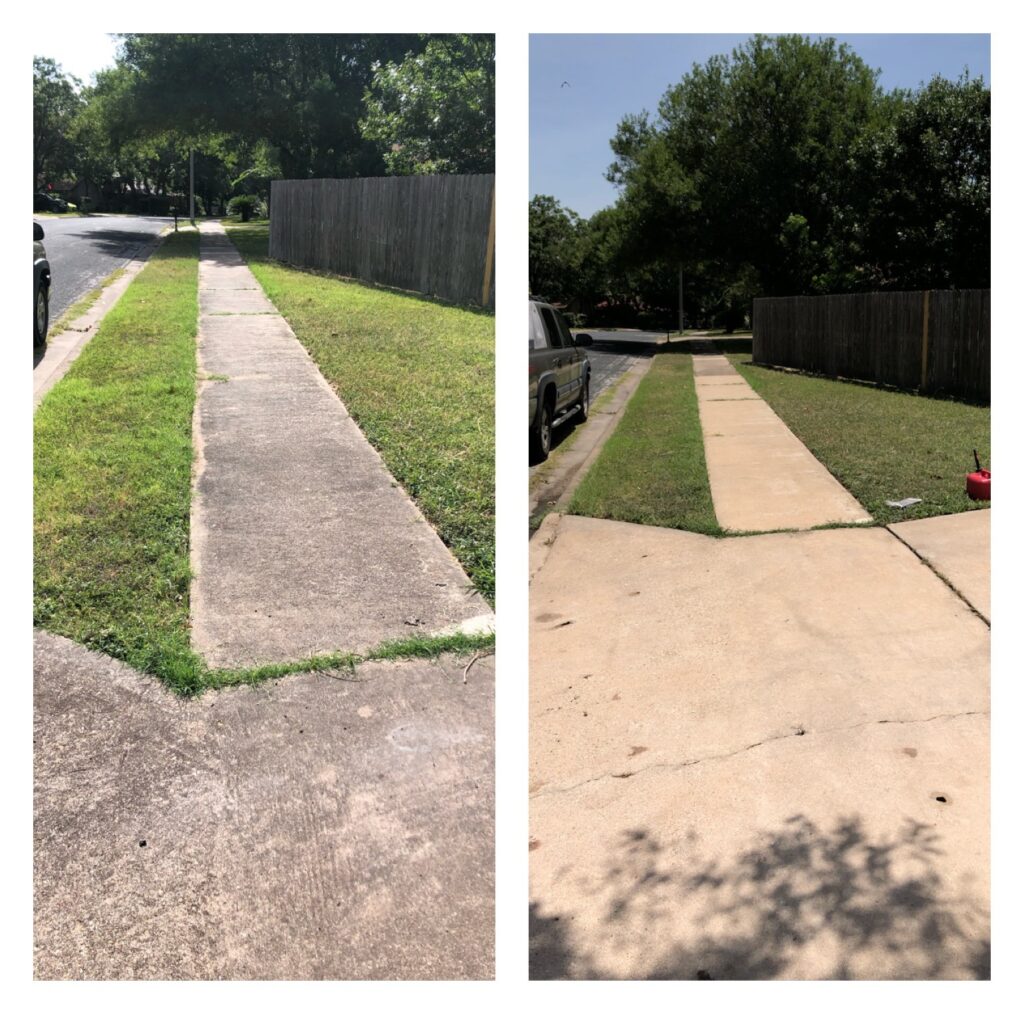 Sidewalk - Before and After