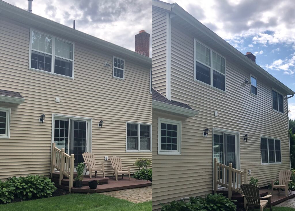 rear siding house wash